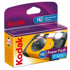 Kodak, Kodak Power Flash 27+12 - Einwegkamera (Schwarz, gelb), KODAK POWER FLASH 27+12 - Einwegkamera Schwarz, gelb