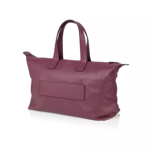 Pack Easy, Pack Easy Leder-Reisetasche 44cm, Pack Easy - Prune 44cm, Pflaume