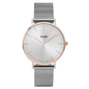 Cluse, Cluse La Boheme Mesh Rose Gold Silver CL18116, 