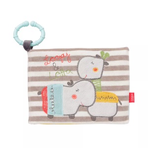 Fehn, fehn ® Loopy & Lotta Fotoalbum - bunt, Fehn Greifspielzeug »Classic Stars, Loopy & Lotta Fotoalbum« mit Ring zur Befestigung an Kinderwagen, Babyschale oder Bett