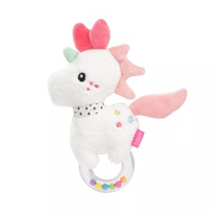 Fehn, fehn ® Aiko & Yuki Rasselring Einhorn - weiß, Fehn - Rasselring, Aiko & Yuki, 0 m, Weiss