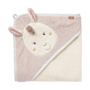 Fehn, fehn ® Kapuzenbadetuch Lama Peru - rosa/pink, Fehn - Kapuzenbadetuch, Peru, 0 m, Ecru