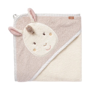 Fehn, fehn ® Kapuzenbadetuch Lama Peru - rosa/pink, 
