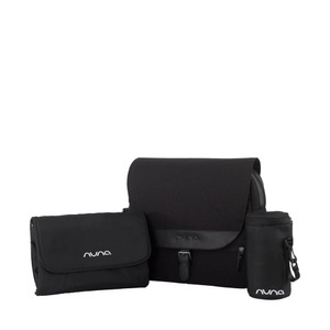 Nuna, NUNA Wickeltasche caviar, Nuna Wickeltasche , Diaper Bag , Schwarz , Textil , Uni , 17.5x33x55.5 cm , 003974007201