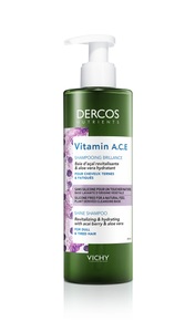 DERCOS, Dercos Nutrients Vitamin Shampoo für stumpfes & müdes Haar 250ml, Vichy Dercos Nutrients Vitamin Shampoo für stumpfes & müdes Haar