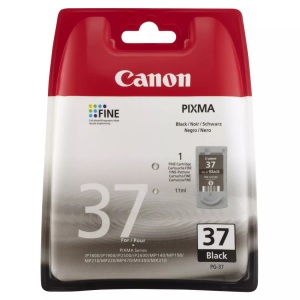 Canon, Canon Pg-37 - Tintenpatrone, Canon Tintenpatrone, schwarz, pigment, PG-37, 2145B001, (11 ml)