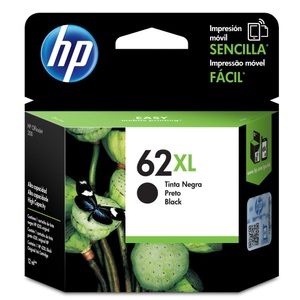 Hp, HP 62Xl Envy 56 schwarz Tintenpatrone, HP Druckerpatrone 62XL black