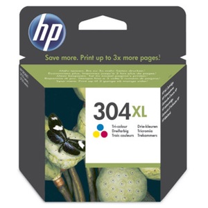 Hp, HP Original Tintenpatrone N9K07AE / 304XL, Color (Cyan, Magenta, Gelb)