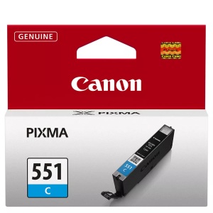 Canon, Canon Cli-551C Tintenpatrone cyan, Canon Tintenpatrone, blau, CLI-551C, 6509B001, (7ml)