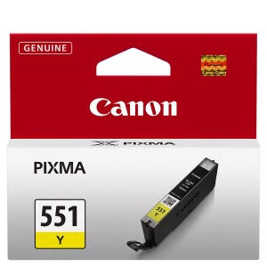 Canon, Canon Cli-551Y yellow Tintenpatrone, Canon Tintenpatrone, gelb, 6511B001, CLI-551Y, (7ml)