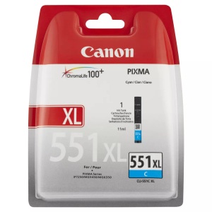Canon, Canon Cli-551 XL cyan Tintenpatrone, Canon Tintenpatrone, blau, CLI-551XLC, 6444B001, (11ml)