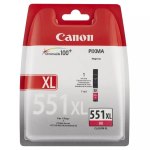 Canon, Canon Cli-551 Tintenpatrone XL magenta, Canon Tintenpatrone, rot, CLI-551XLM, 6445B001, (11ml)