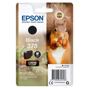 Epson, Original Tintenpatrone schwarz Epson No. 378, T378140, Epson Tintenpatrone, schwarz, No.378, T378140, (240 Seiten)