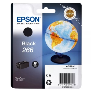 Epson, Epson C13T26614010 266 schwarz Tintenpatrone, Epson Tintenpatrone, schwarz, C13T266140, (250 Seiten)
