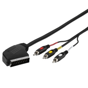 Vivanco, Vivanco Scart / Cinch-Kabel In/out (2m) Video Kabel, Vivanco Scart / Cinch-Verbindung IN / OUT, 2m ? Video Kabel/HDMI Kabel