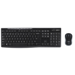 Logitech, Logitech Wireless Combo Mk270, LOGITECH MK270 WLESS DESKTOP - Tastatur & Maus (Schwarz)