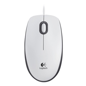 Logitech, Logitech M100 - Maus (Weiss), 