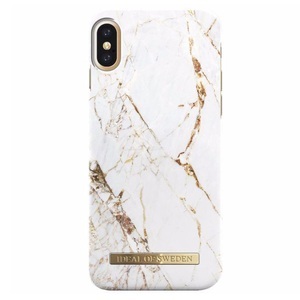 IDEALOFSWEDEN, iDeal of Sweden iPhone Xs / X Hardcase Hülle Carrara Gold (IDFCA16-IXS-46), iDeal of Sweden iP XS Autorara Gold ? Handyhülle/Handy Tasche ? Weiss