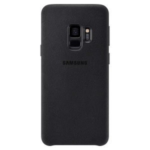 Samsung, Samsung Galaxy S9 Galaxy Alcantara Cover Hülle Schwarz (EF-XG960ABEGWW), Samsung - Alcantara, XNoir Black