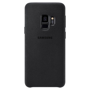 Samsung, Samsung Galaxy S9 Galaxy Alcantara Cover Hülle Schwarz (EF-XG960ABEGWW), Samsung - Alcantara, XNoir Black