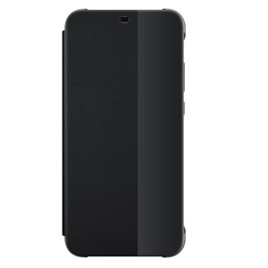 Huawei, Huawei P20 Lite Tasche Smart View Flip Cover Schwarz (51992313), Huawei - View Cover, *XNoir Black