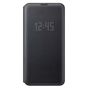 Samsung, Samsung Galaxy S10e LED View Cover Tasche Schwarz (EF-NG970PBEGWW), Samsung - LED view (Galaxy S10e), Bookcase für Smartphones, Black