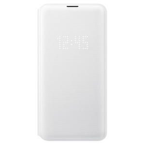 Samsung, Samsung Galaxy S10e LED View Cover Tasche Weiss (EF-NG970PWEGWW), Samsung - LED view (Galaxy S10e), Bookcase für Smartphones, Weiss