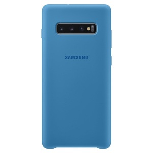 Samsung, Samsung Galaxy S10 Plus Galaxy Silikon Cover Hülle Blau (EF-PG975TLEGWW), Samsung - Silicon, Hardcase für Galaxy S10+, Blau