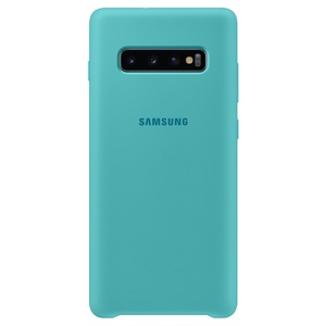 Samsung, Samsung Galaxy S10 Plus Galaxy Silikon Cover Hülle Grün (EF-PG975TGEGWW), Samsung - Silicon, Hardcase für Galaxy S10+, Grün