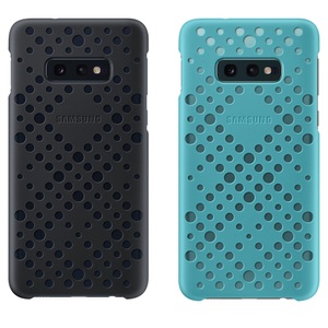 Samsung, 2er Set Samsung Galaxy S10e Pattern Cover Hülle Hardcase Schwarz / Grün (EF-XG970CBEGWW), Samsung - Pattern DUO Pack (Galaxy S10e), Hardcase für Smartphones, Black