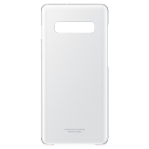 Samsung, Samsung Galaxy S10 Plus Clear Cover Hülle Transparent (EF-QG975CTEGWW), Samsung - Clear (Galaxy S10+), Hardcase für Smartphones, Transparent