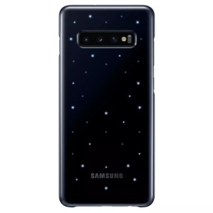 Samsung, Samsung Galaxy S10 Plus Galaxy LED Cover Hülle Schwarz (EF-KG975CBEGWW), Samsung - LED (Galaxy S10+), Hardcase für Smartphones, Black