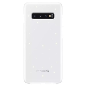 Samsung, Samsung Galaxy S10 Plus Galaxy LED Cover Hülle Weiss (EF-KG975CWEGWW), Samsung - LED (Galaxy S10+), Hardcase für Smartphones, Weiss