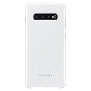 Samsung, Samsung Galaxy S10 Plus Galaxy LED Cover Hülle Weiss (EF-KG975CWEGWW), Samsung - LED (Galaxy S10+), Hardcase für Smartphones, Weiss