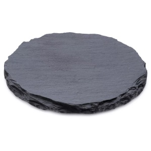 undefined, Schieferplatte rund, Balthasar - Schieferplatte, 10 x cm, Black