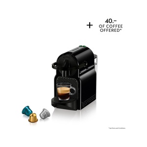 Nespresso, Nespresso Inissia Kapselmaschine, Nespresso Inissia Kaffeemaschine von De'Longhi Schwarz