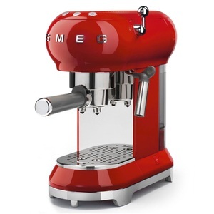 SMEG, Smeg 50´s Retro Kolbenmaschine, Smeg 50's Retro Style - Espressomaschine (Rot)