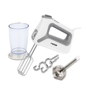 Rotel, Rotel U3774Ch - Handrührwerk (Weiss/Grau), Rotel Plus 3774CH Handmixer