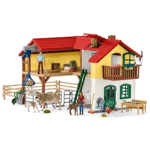 Schleich, SCHLEICH Farm World Set Bauernhaus mit Stall und Tieren, schleich® Bauernhaus mit Stall und Tieren
