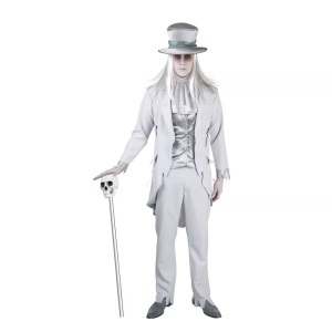 Fasnacht, Bräutigam Geist, Boland - Halloween Kostüm Geist Bräutigam, 50/52, Weiss