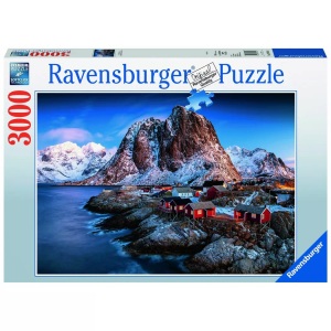 Ravensburger, Ravensburger Puzzle Hamnoy, Lofoten, 3000 Teile, Puzzle Hamnoy, Lofoten