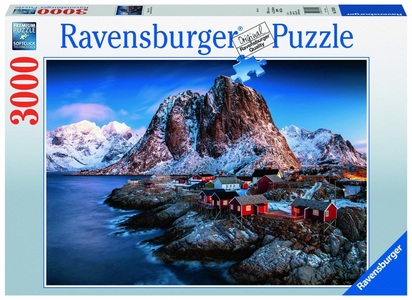 Ravensburger, Ravensburger Puzzle Hamnoy, Lofoten, 3000 Teile, Puzzle Hamnoy, Lofoten