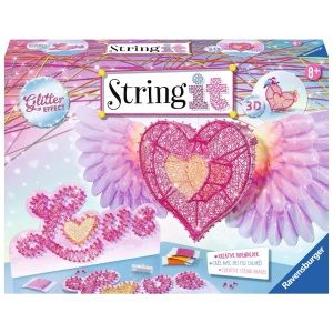 Ravensburger, Ravensburger Bastelset String it, Ravensburger - String it Maxi: 3D-Heart, Multicolor