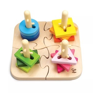 Hape, HAPE Kreatives Steckpuzzle, Hape - Kreatives Steckpuzzle, Multicolor