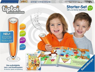 Ravensburger, RAVENSBURGER tiptoi Starter-Set Stift + Wörterbuch, 