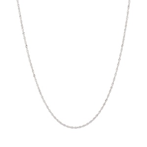 L' Atelier Gold 18 Karat by Manor, L' Atelier Gold 18 Karat by Manor Halskette Damen Weissgold 42cm, 