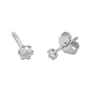 Sergio Ferris, Sergio Ferris Ohrstecker Diamant ONE Size, Sergio Ferris - Ohrstecker Diamant, One Size, Weissgold