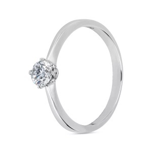 Sergio Ferris, Sergio Ferris Ring mit Diamant 50, Sergio Ferris - Ring mit Diamant, 50, Weissgold