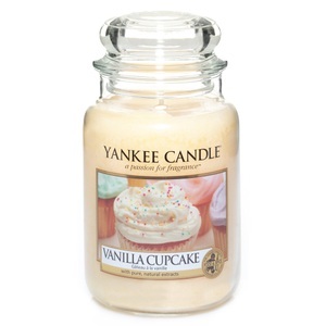 Yankee Candle, Yankee Candle Vanilla Cupcake L (Large) - 623g, Yankee Candle Duftkerze »Vanilla Cupcake«
