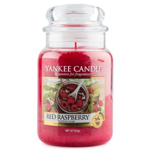 Yankee Candle, Yankee Candle Duftkerze Höhe 175 mm / Durchmesser 100 mm, Yankee Candle Duftkerze »Red Raspberry«